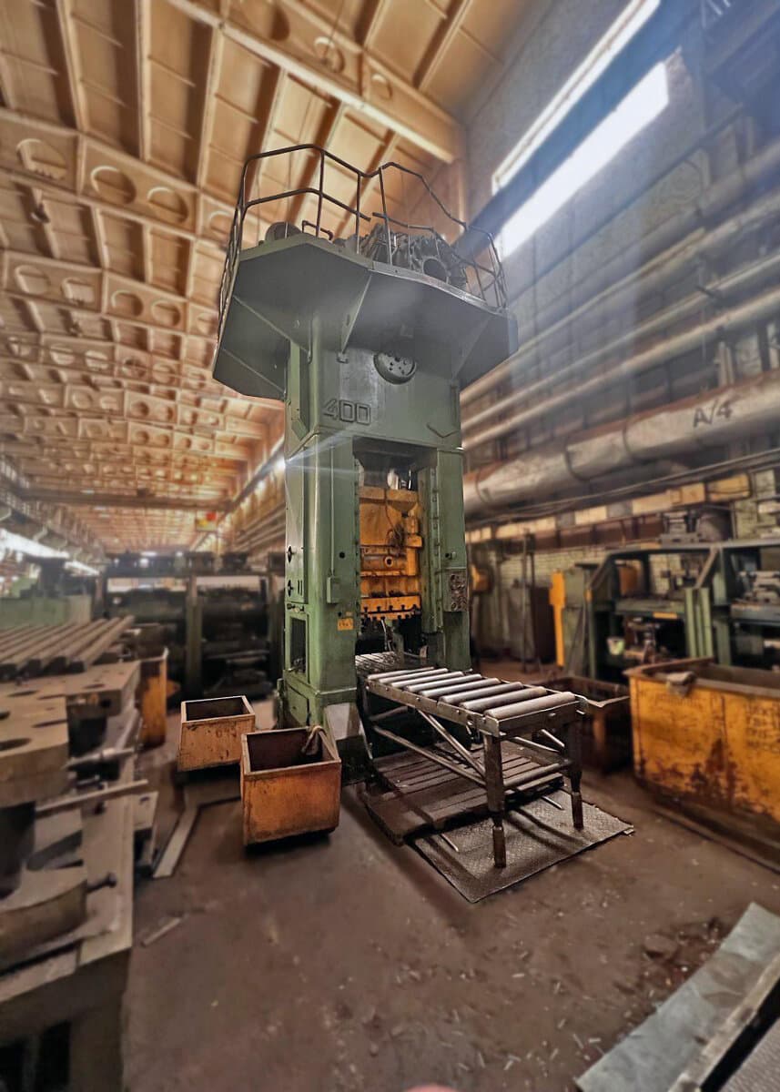 Пресс кривошипный ТМП Воронеж КВ2536 400 тонн #50127 Б/У - купить на PROMLOT